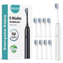 Electric Toothbrush, 500mAh Rechargeable Battery, Smart Timer, Compatible With Round Head Toothbrush, Home Dental Cleaner - Multicolor - View 14