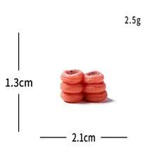 1pc Creative Miniature Realistic Persimmon Food Toy DIY Decoration Accessory Dollhouse Landscape Mini Ornament - A - View 6