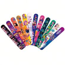 asmodee 12pcs/24pcs - K-Pop Demon Hunter Girl Group Slap Bracelets PVC Snap Bands Fun Craft Gifts, Suitable For Halloween, Christmas Holiday Dress Up, Party Favors - A - View 6