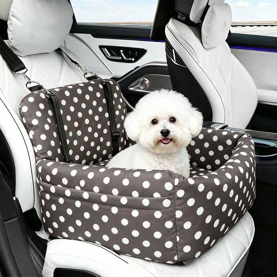 1PC All-Season Universal Pet Car Bed Pad, High-Quality Foam Foldable Elevated Pet Car Bed, Waterproof Pet Seat Protector Pad For Car And Outdoor Use - Multicolor - View 1