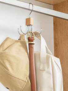 3pcs/2pcs/1pc 360° Rotating Belt Hanger, Space-Saving Multi-Functional Closet Storage Rack, Suitable For Belts, Bras, Ties, Scarves, Tank Tops And Wallets, Ultimate Accessory Storage Solution, Perfect Choice For Birthday, Wedding, Party, Perfect Gift For Colleagues, Friends And Family, Back To School - A - View 6