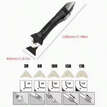 1 Set Alat Pembersih Nat 5-in-1 - Konfigurasi Kombinasi Multifungsi, Termasuk Pembersih Nat, Pemangkas Perekat, Pengikis Sudut Lem, Cocok Untuk Profesional Renovasi Rumah, Renovasi dan Perbaikan Dapur, Kamar Mandi, Jendela, Wastafel, Penggunaan Sepanjang Musim, Dapat Digunakan Sebagai Set Hadiah Perbaikan Rumah yang Praktis - Beraneka warna - View 3
