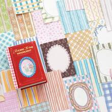 JotBox 100pcs Moonlight Wish Book Memo Pads Grid Pattern Notes For Scrapbooking Diary Material Collage Journal Background - Moonlight Wish Book - View 7