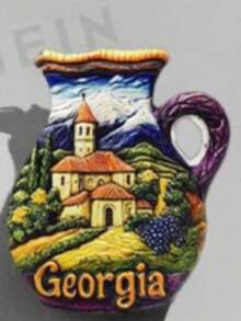 1pc Greece, Turkey, Italy, Poland, Georgia 2D Flat Travel Souvenir Fridge Magnet Home Decor Gift - 3D Stereo - View 9