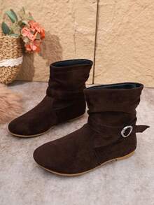 Women's New Ankle Boots Beach Party Vacation Bohemian - Brown - View 2