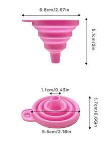 Engine Funnel Car Universal Silicone Liquid Funnel Washer Fluid Change Foldable Portable Auto Engine Oil Petrol Change Funnel - A - View 10