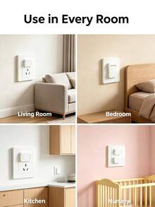 20/10PCS Power Outlet Safety Covers, Prevent Electric Shock, Power Strip Safety Caps - View 5