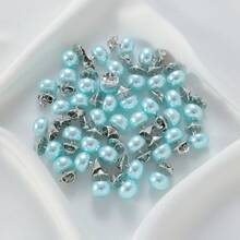 10pcs 12mm Faux Pearl Anti-Exposure Buttons, No-Sew Shirt Fasteners, Safety Pins, 15 Colors Available, Versatile Style - Multicolor - View 18