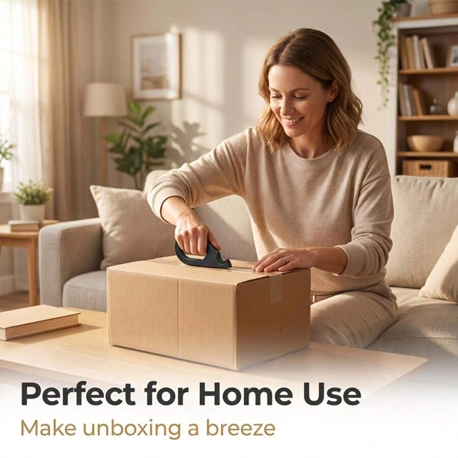 Unboxing Tool - 1pc All-In-One Plastic Box Opener, Suitable For Home, Office | Compact, Portable, Express Shipping | No Assembly Required - Multicolor - View 1