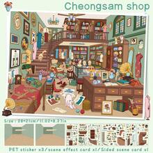New Arrival, Upgraded Craftsmanship, 3D Visual Effect Scene Stickers, Immersive Handmade Collage, Adult Handmade Stickers, Miniature Landscape Stickers, Characters/Animals/Plants/Houses, Unlock Creative Moments, Playable And Collectible 3D Landscape Treasures! - Multicolor - View 12