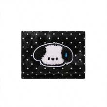 Cute Puppy Embroidered Polka Dot Tri-Fold Wallet With Multiple Card Slots And Photo Window - Multicolor - View 13
