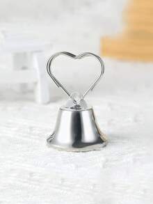 1/8pcs Creative Metal Business Card Holder With Heart Bell Metal Photo Clip, Wedding/Valentine's Day Table Decor, Memo And Postcard Display Stand, Suitable For Wedding, Birthday Party, Hotel, Office, Restaurant Menu, Table Number Card, Etc. - Multiple Styles - View 9