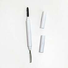 Eyebrow Brush With Cap, Eyebrow Comb, Spiral Brush, Fine-Toothed Small Steel Comb, Eyebrow Trimming Tool, Mascara Comb, Eye Makeup Brush - Multicolor - View 8
