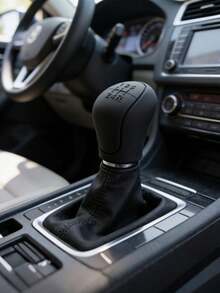 Silicone Gear Shift Knob Cover, Anti-Slip Manual 6-Speed Gear Lever Handle, Car Interior Protection Accessory - A - View 5