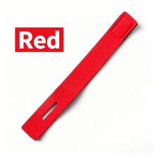 Lure Fishing Rod Bundle Strap, Thickened Fishing Rod Binding Strap, Magic Hook And Loop Fishing Gear Elastic Lure Rod Binding Strap - Red - View 1