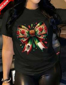Plus Size T-Shirts - Black - View 1