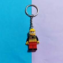 DOBBLE 1pc Exquisite Handmade 3D Racer Magnetic Keychains, Y2K Millennium Style Bow Key Rings, Backpack Pendants, Couple Keychain Gifts - Multicolor - View 4