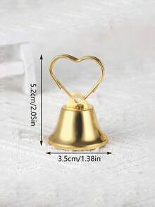 1/8pcs Creative Metal Business Card Holder With Heart Bell Metal Photo Clip, Wedding/Valentine's Day Table Decor, Memo And Postcard Display Stand, Suitable For Wedding, Birthday Party, Hotel, Office, Restaurant Menu, Table Number Card, Etc. - Multiple Styles - View 7