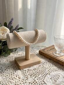 1pc Microfiber Watch Display Stand, Watch Storage Rack, Necklace Bracelet Storage Rack, Bracelet Watch Storage Display Stand, Can Be Used As Watch, Necklace, Bracelet And Bangle Storage Rack - Multicolor - View 11