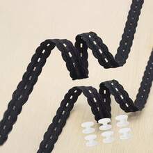 Lace Trim Hem And Waistband, Suitable For T-Shirts, Dresses, Shirts, Invisible Button Extender, Used To Shorten Clothing, Non-Tight Hem Adjuster, Suitable For Sweaters, Shirts, Pants (Neutral Home Sewing Tool) - Multi-colored Lace Trim - View 14