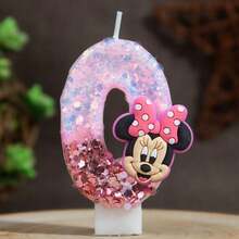 Hasbro Birthday Candle Creative Glitter Cake Anniversary Celebration Atmosphere Candle Plug Number Customized Party Supplies DIY Handmade Number Candles 0-9 - Multi-color - View 1