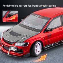Maisto 1 Buah, Panjang 20,8 Cm, Lebar 9 Cm, Tinggi 6,2 Cm, Model Mobil Koleksi Die-Cast Alloy IX Skala 1:24, Dengan Ban Karet Simulasi dan Sayap Belakang Logam. Dapat Digunakan Sebagai Hiasan Meja - MultiWarna - View 4