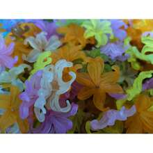 15 pcs Manik Bunga Iris Besar 26 mm, Kerajinan Bunga DIY, Hadiah Kreatif Unik - MultiWarna - View 7
