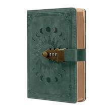 Unisex Lockable Diary Notebook, A5 240 Pages Lockable Journal, Replaceable Inner Pages Writing Notebook (8.5 * 5.9 Inches) - A5 - View 21