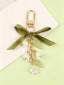 1pc Bow Street Casual ABS Plastic (ABS Resin) Creative Lily Flower Pearl Chain Autumn/Winter - Multicolor - View 3