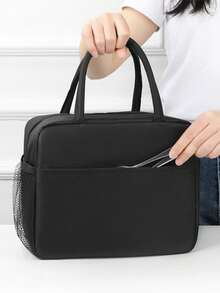 1 Pc, Nurse Pattern Printed Handbag, Large Capacity Handheld Bag, Suitable For Office Workers And Travel - one-size - View 7