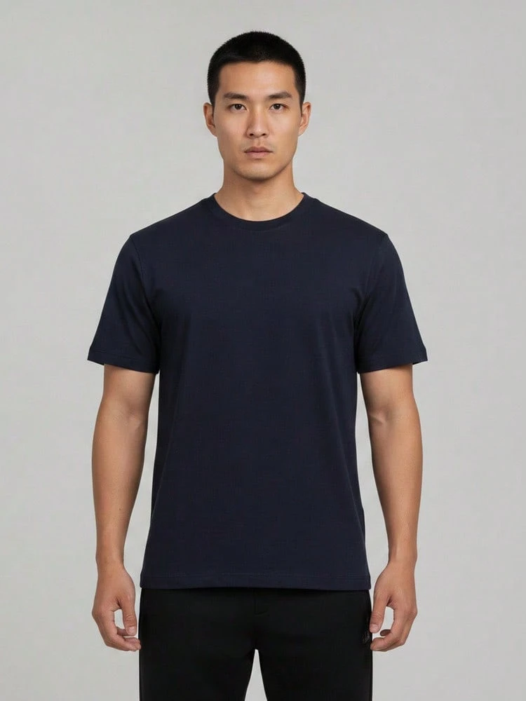 Jordan Men's AS M J DF GOLF SS MOCK Short Sleeve Knit Collarless T-Shirt TIB2832-451 - Blue - View 1