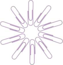 2 Inch Large Paper Clips, Rose Gold, 100Pcs - Lavender - View 3
