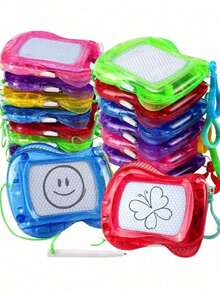 Mini Magnetic Drawing Board, Backpack & Keychain Memo Notepad, Erasable Doodle Writing Board, Birthday Party Small Gifts & Gift Bag Fillers, Valentine's Day, Wedding, Birthday - Multicolor - View 10