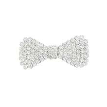 4/2/1pcs Cute Bow Rhinestone Hair Clips Metal Hairpins Fashion Bow Side Clips Women Girls Hair Accessories (Gold + Silver) - Multicolor - View 11