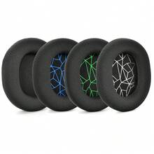 2pcs High-End Ear Pads - Arctis 1 3 5 7 9X Arctis Pro Prime Headphone Replacement Ear Pads, Soft Mesh Ear Pads, Ultra Durable Ear Pads - View 4