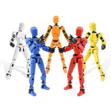 [DUMMY 13 Printable Connectable Figure 2023 Licensed Under CC By 4.0]Titan 13 3D Printed Action Figure Toy Set, Multiple Colors, With Various Accessories, Multi-Joint Movable, Adjustable Poses, Collector Desktop Decor Action Figure, Gift For Boys And Girls (Assembly Required) - Multicolor - View 5