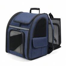 Expandable Foldable Breathable Pet Backpack Puppy Travel Bag Foldable Pet Travel Bag Breathable Pet Backpack Hiking Pet Bag Portable Pet Bag Breathable Puppy Travel Bag - Multicolor - View 11