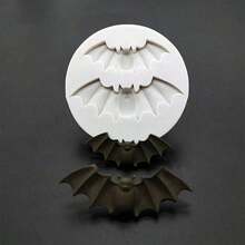 1pc Halloween Bat Silicone Mold, Candle Mold, Soap Mold, Resin Mold, DIY Soft Clay Epoxy Resin Decoration Mold, Handmade Decoration Art Tool - Multicolor - View 1