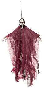 Rubies Hanging Ghost Decoration 60 Cm For Themed Parties, Spooky And Detailed Ornament, Ideal For Halloween And Carnival - Option 4 - View 1