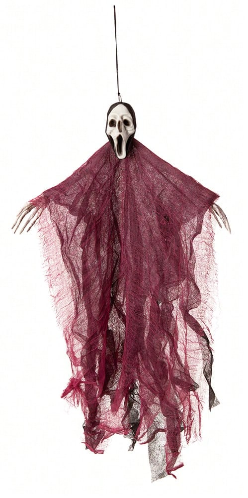Rubies Hanging Ghost Decoration 60 Cm For Themed Parties, Spooky And Detailed Ornament, Ideal For Halloween And Carnival - Option 4 - View 1