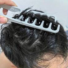 Men's Styling Comb Set, Volumizing Texture Styling Comb, Textured Pompadour, Quiff, Slick Back Styling Comb, Wide Tooth Oil Hair Comb, Volumizing Double Clip Hair Comb, Plastic Material Root Volumizing Clip Hair Comb Combination - Multicolor - View 2