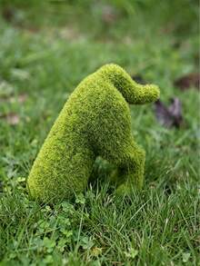1pc Realistic Puppy Decorative Figurine, Flocked Animal Ornament For Outdoor Garden, Patio, Backyard Landscape Decor - Multiple Styles - View 17
