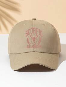 1 buah Topi Baseball Klasik Unisex - Cetakan Grafis "SEASONSCORRIO Scorpio" - Pilihan Multi-Warna - Bahan Lembut, Topi yang Dapat Diatur, Cocok untuk Suvenir Zodiak, Hadiah untuk Keluarga dan Teman - Topi bisbol - View 7