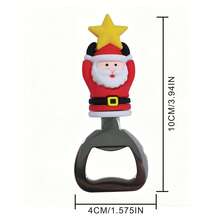 1Pc Creative Santa Bottle Openers, Practical Kitchen Gadgets, Labor‑Saving Bottle Opener, Great For Costume Parties, Suitable For Home Kitchen,Backyard Gatherings & Multiple Occasions, Ultra‑Light Mini‑Size, Can Be Hung As Cute Decor When Not In Use - Multiple Styles - View 7