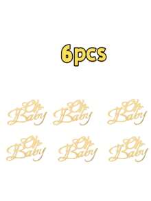 6 pcs Topper Cupcake Akrilik Mini Happy Birthday untuk Dekorasi Dessert dan Perlengkapan Pesta - View 12