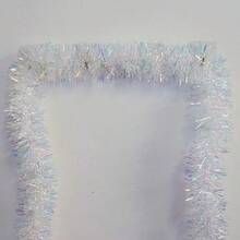 1pc 3cm Gold Shiny Rainbow Colorful Tinsel Garland, Dense Rainbow Color Party Decoration Ribbon, Fine Fiber Style Party Decor - View 5
