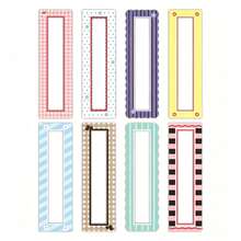 8/4pcs Magnetic 4-Photo Strip Frame, Photo Booth Style Photo Display Magnets, Flexible Refrigerator Photo Clips, Suitable For Fridge, Locker, Magnetic Blackboard And Metal Surfaces, DIY Memory Collage Decoration, Suitable For Home, Office, Dorm And Gift - Multicolor - View 11