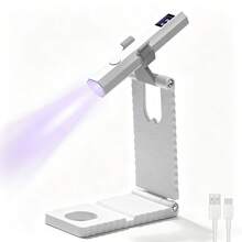 Portable Nail Lamp Nail Polish Drying Lamp UV/LED Nail Curing Lamp With Digital Display USB Rechargeable Gel Curing Lamp With Stand Hands-Free Nail Lamp Suitable For Home And Salon Use Gel Nail Curing - Multicolor - View 12