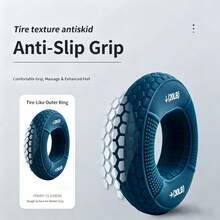 1pc Dual Weight Silicone Grip Ring Professional Hand Strength Exerciser Tire Style Hand Fitness Grip Ring For Men & Women - A - View 5