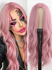 Halloween Ladies Cosplay Wig Fashionable Synthetic Big Wave Long Curly Hair Wig Headband - Multicolor - View 11